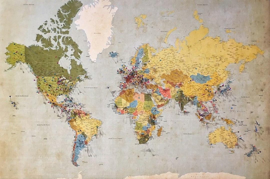 대만해협 긴장이 - world map geopolitics
